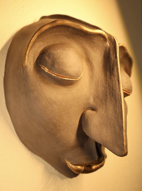Profile view on the wall